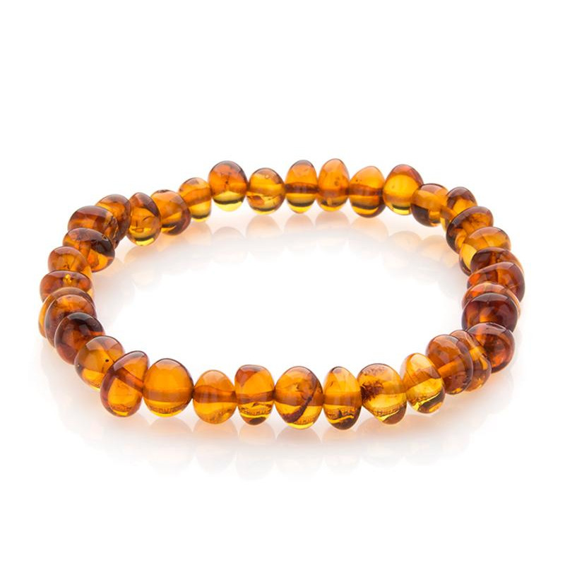 Bracciale ambra cognac, per evocare momenti speciali — foto 1
