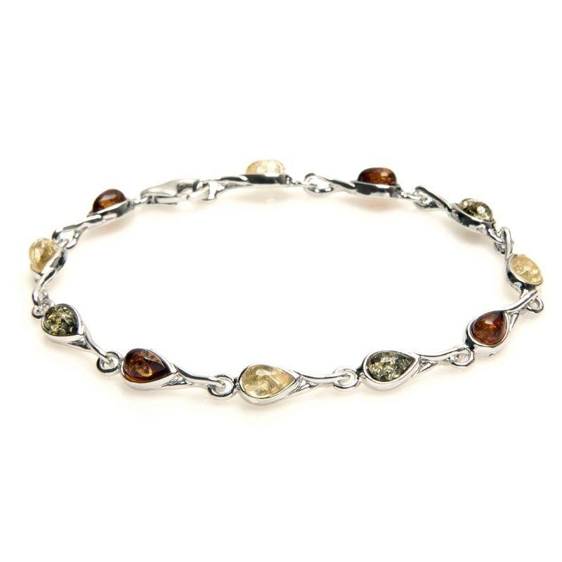Bracciale ambra multicolore, per evocare la natura — foto 1
