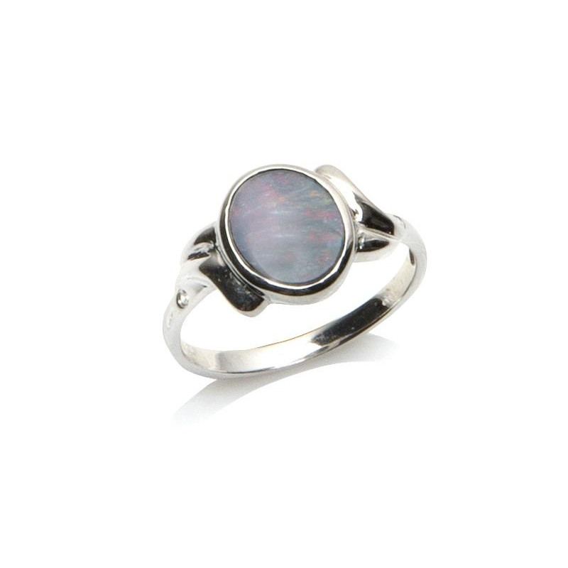 Anello opale blu, per raccontare storie di mare — foto 1