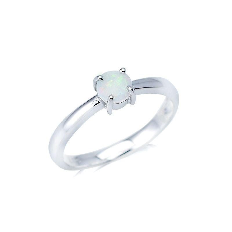 Anello opale bianco naturale, per racchiudere il sole Aussideo — foto 1