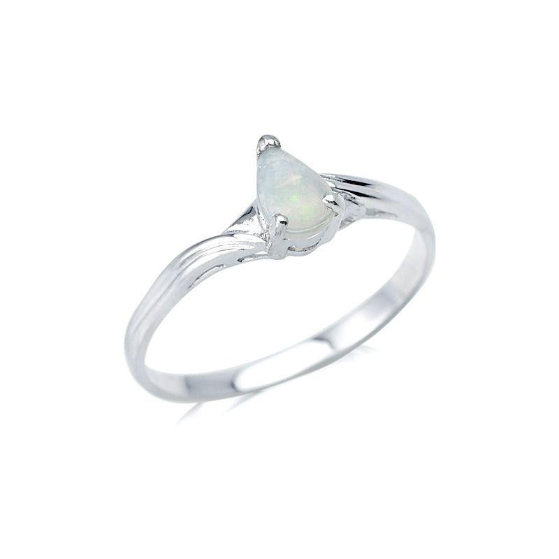 Anello opale bianco, per perpetuare l'essenza australiana — foto 1