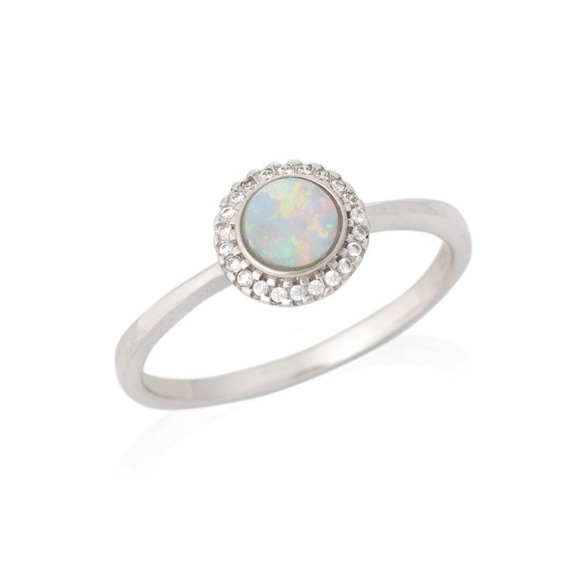 Anello opale e zirconio, per illuminare il tuo cammino — foto 1