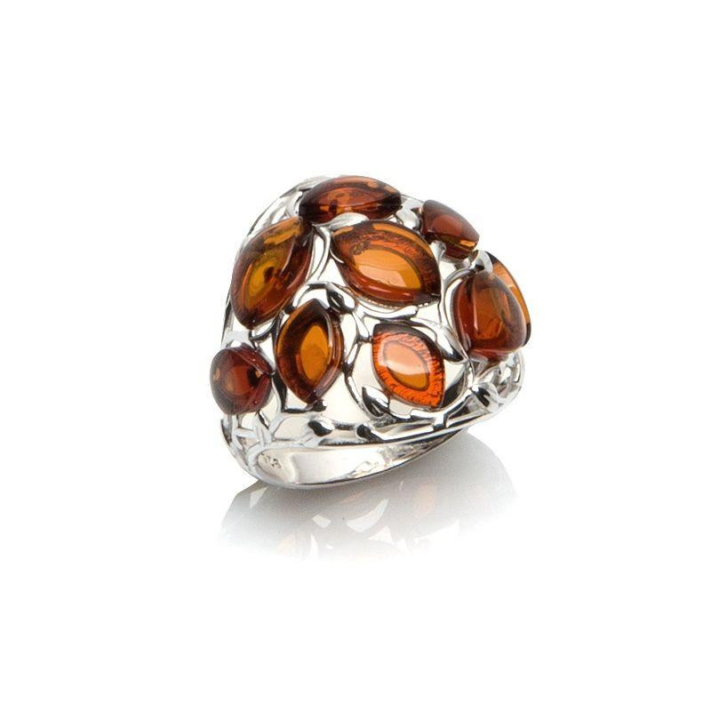 Anello ambra cognac, per portare il mare nella vita — foto 1