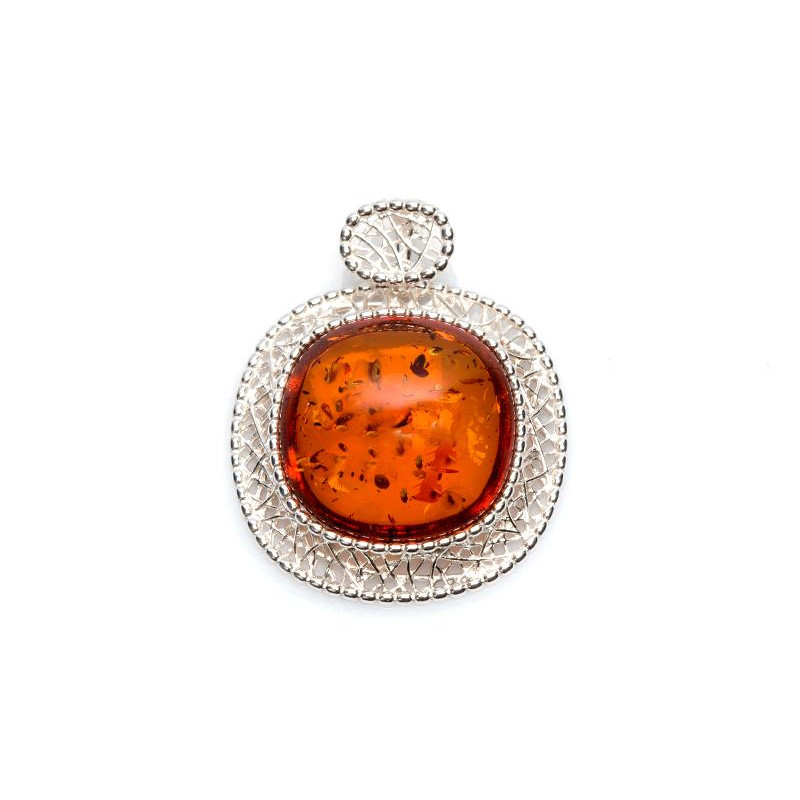 Ciondolo ambra cognac, per evocare ricordi dolci — foto 1