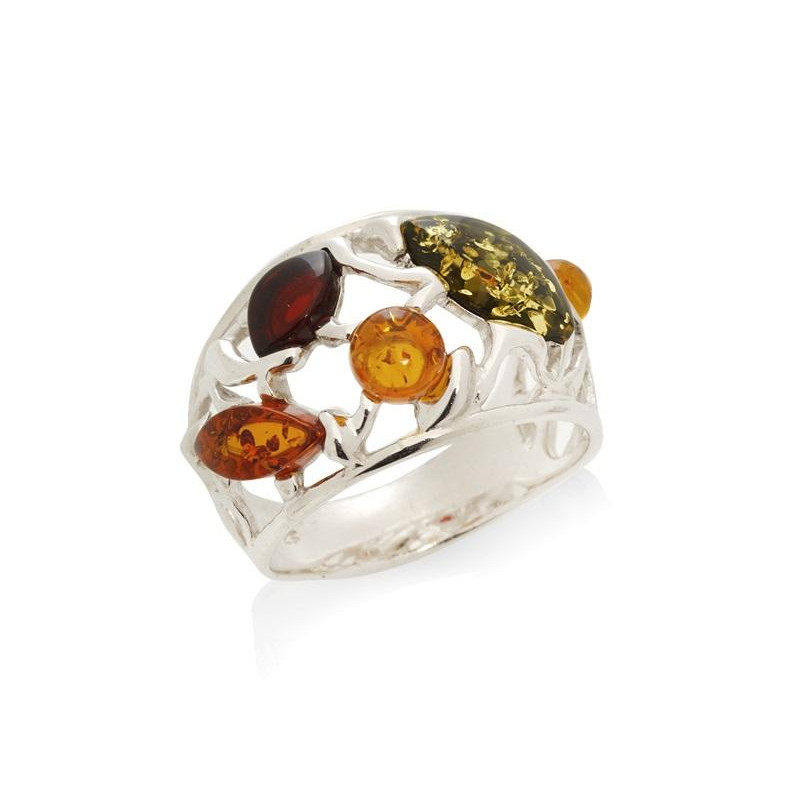 Anello ambra multicolore Baltica, per preservare i ricordi — foto 1
