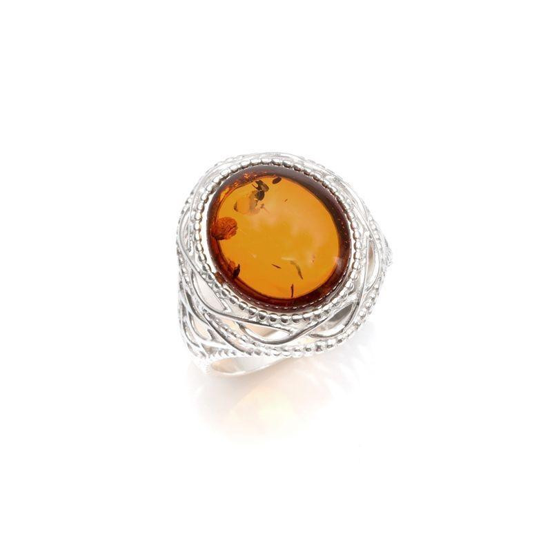 Anello ambra cognac, per portare con te un'intenzione — foto 1