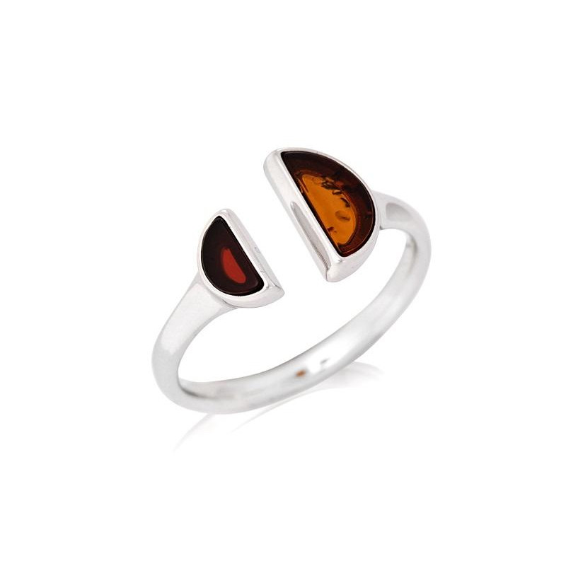 Anello ambra cognac Mar Baltico, per portare le storie del mare — foto 1