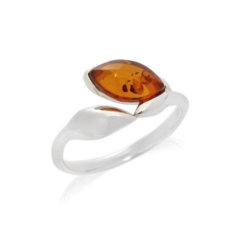 Anello ambra cognac Mar Baltico, per portare l'essenza del mare — foto 1