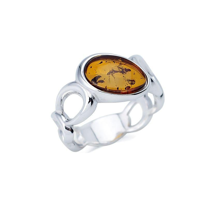 Anello ambra cognac Mar Baltico, per preserve un ricordo — foto 1