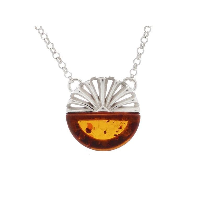 Collana Ambra Cognac, Per Portare Con Te Un'Intenzione — foto 1