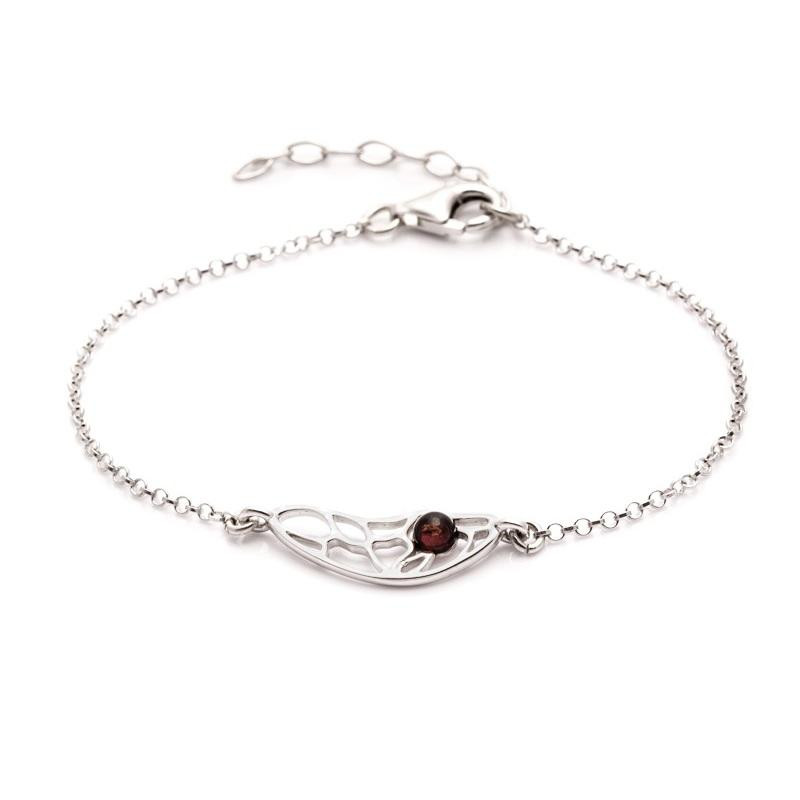 Bracciale farfalla ambra cognac, per raccontare storie — foto 1