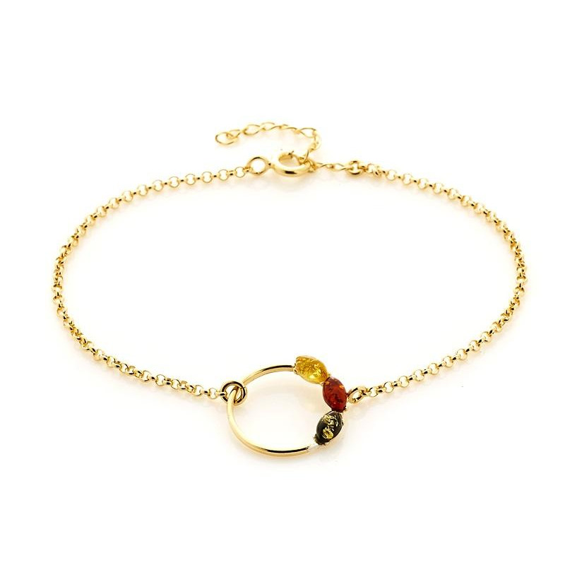 Bracciale ambra multicolore, per illuminare il tuo cammino — foto 1