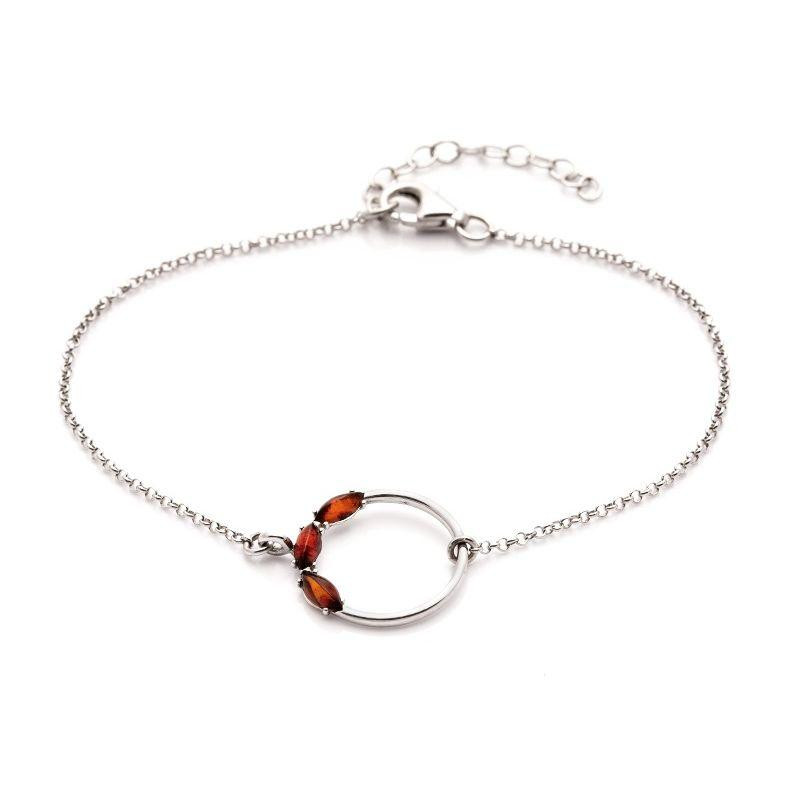 Bracciale tondo ambra cognac, per evocare ricordi dolci — foto 1