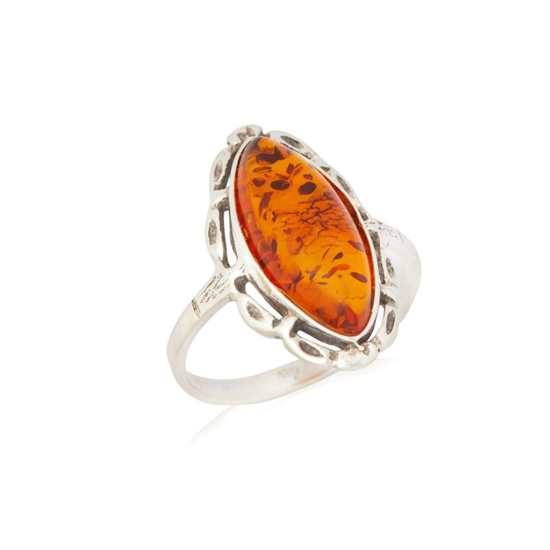 Anello ambra cognac, per raccontare storie — foto 1