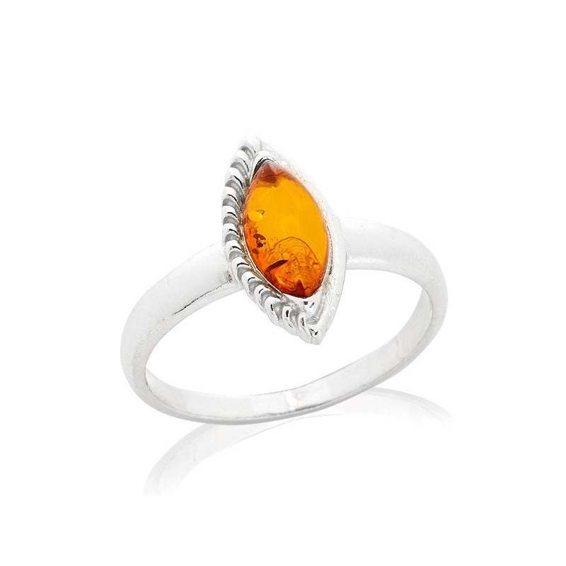 Anello occhio ambra cognac, per evocare ricordi dolci — foto 1