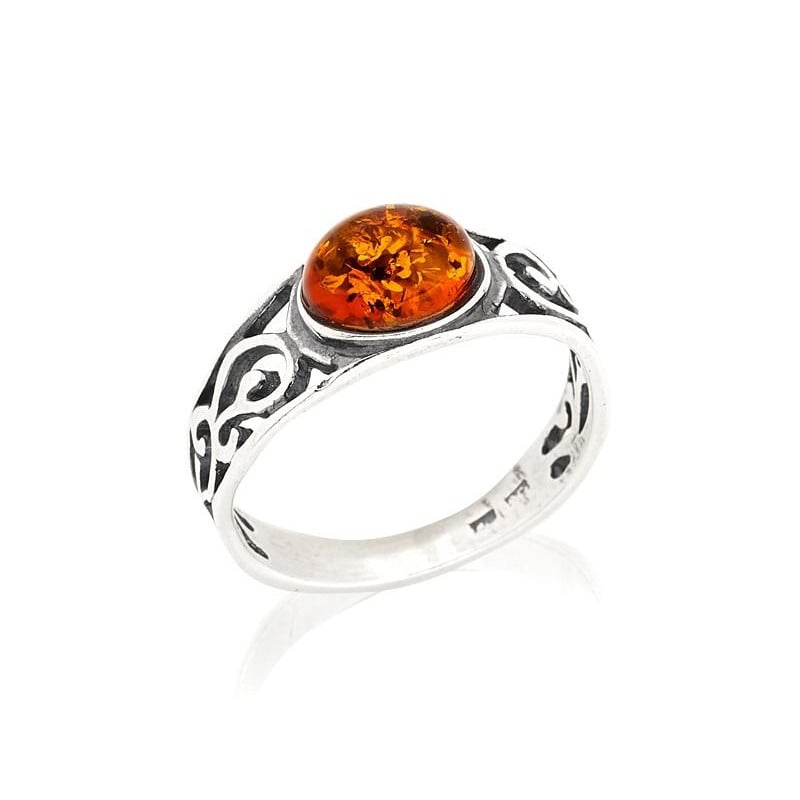 Anello ambra cognac, per ricordare la natura — foto 1
