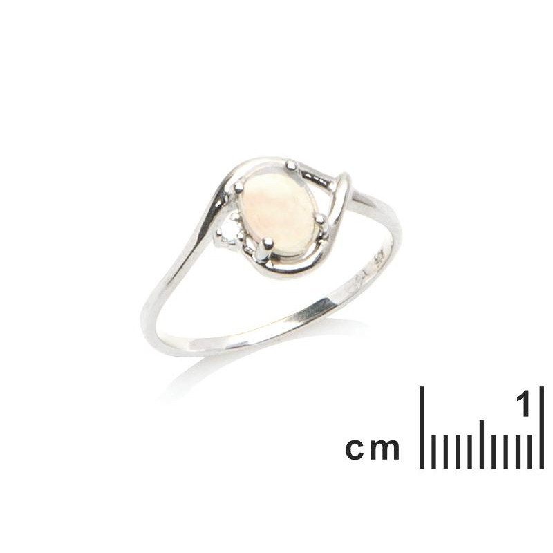 Anello opale zirconio, per racchiudere l'essenza — foto 2