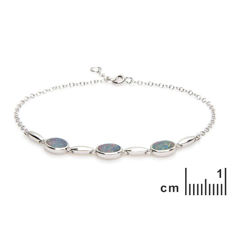 Bracciale opale blu, per custodire dolcemente i tuoi ricordi — foto 3