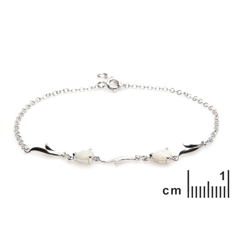 Bracciale opale e zirconcia, per evocare il sole del deserto — foto 2
