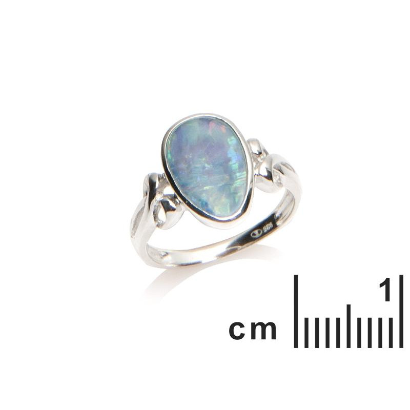 Anello opale blu, per evocare l'oceano — foto 2