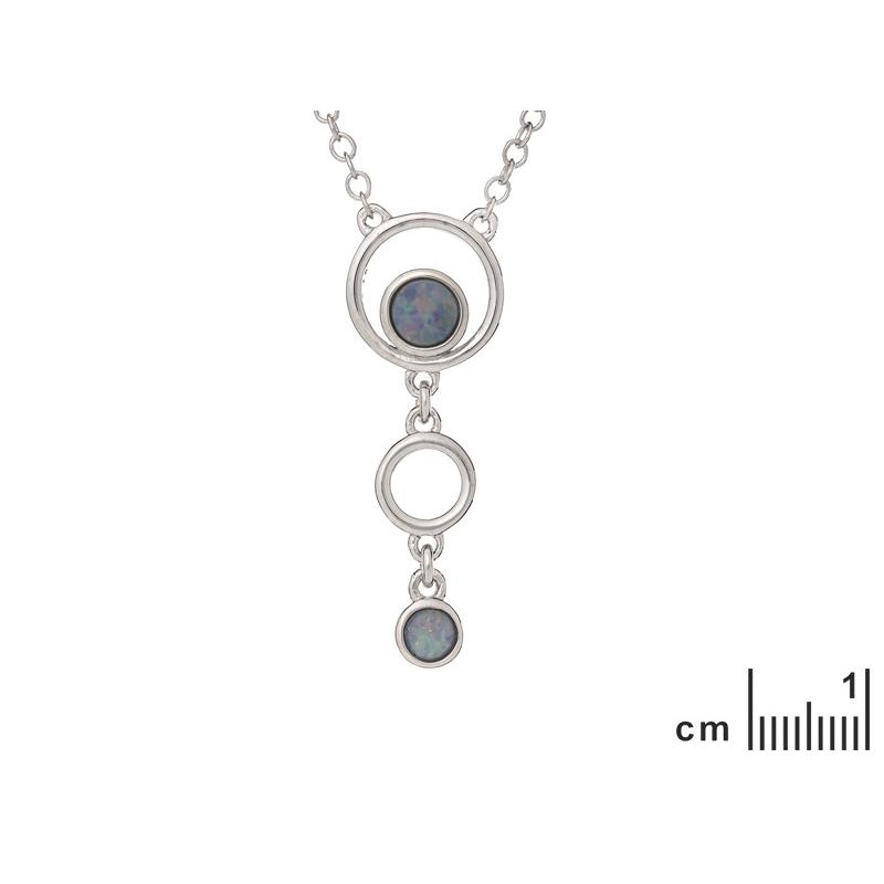 Collana opale blu, per trasportare la profondità del mare — foto 2