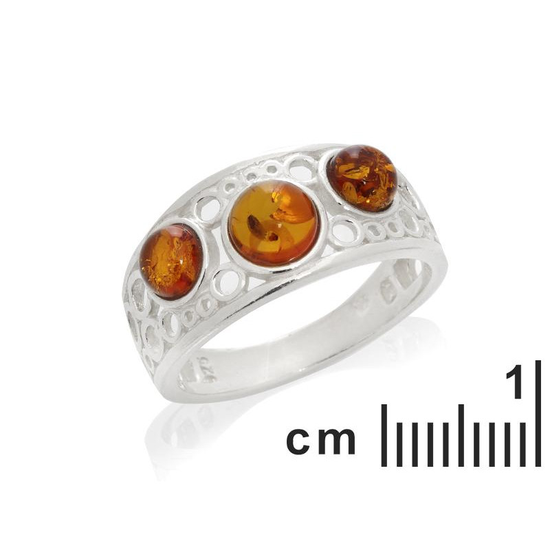 Anello ambra cognac Baltica, per custodire i tuoi ricordi — foto 2