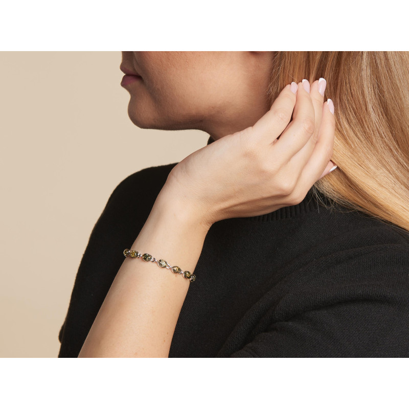 Bracciale ambra verde, per condividere il tuo cammino — foto 3