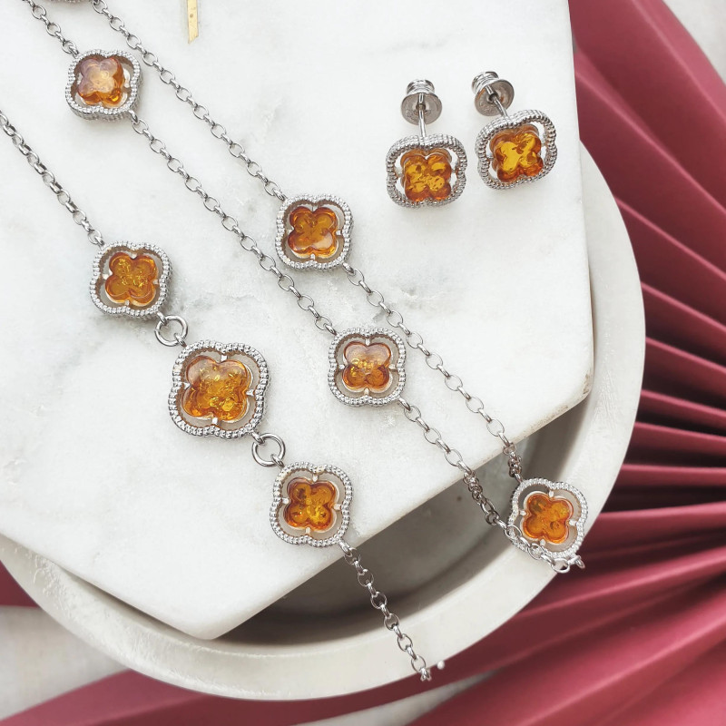 Bracciale ambra cognac, per evocare momenti dolci — foto 3