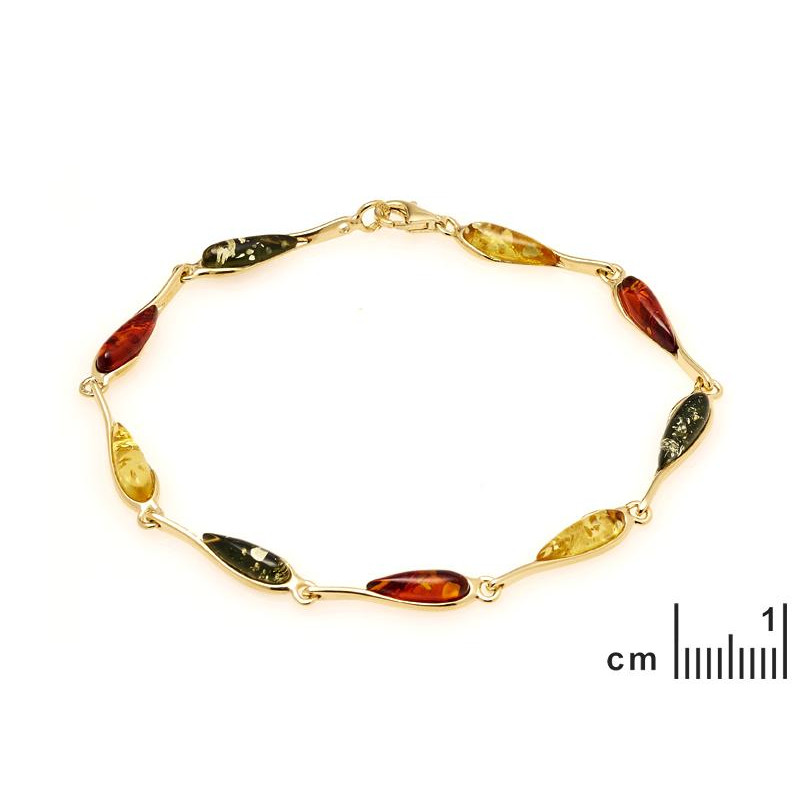Bracciale ambra multicolore, per celebrare il tuo sole interno — foto 2