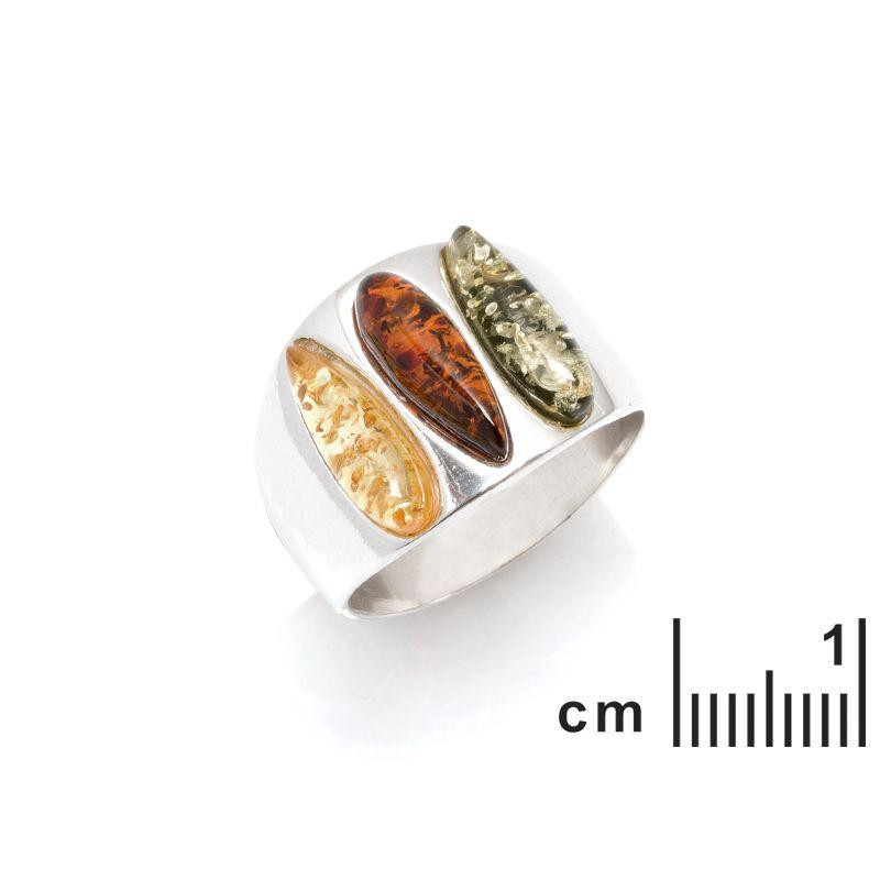 Anello ambra multicolore, per portare l'oceano in ogni momento — foto 2