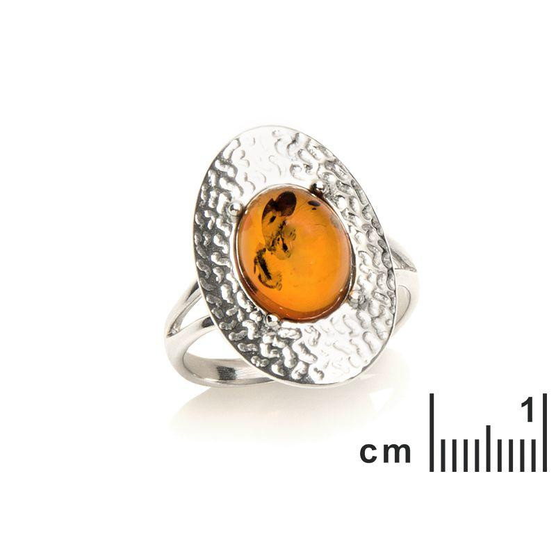 Anello ambra cognac, per memoria dolce — foto 2