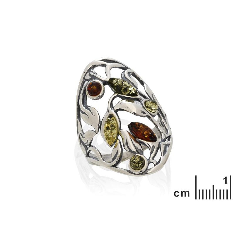 Anello ambra multicolore, per racchiudere l'oceano Baltico — foto 2