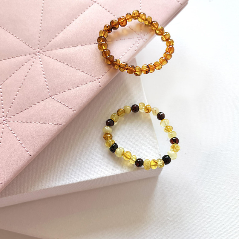 Bracciale ambra multicolore, per custodire i tuoi più bei ricordi — foto 1