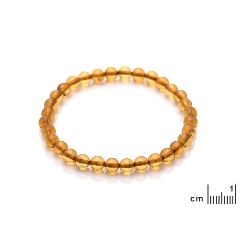 Bracciale ambra cognac, per portare la dolcezza del Mar Baltico — foto 2
