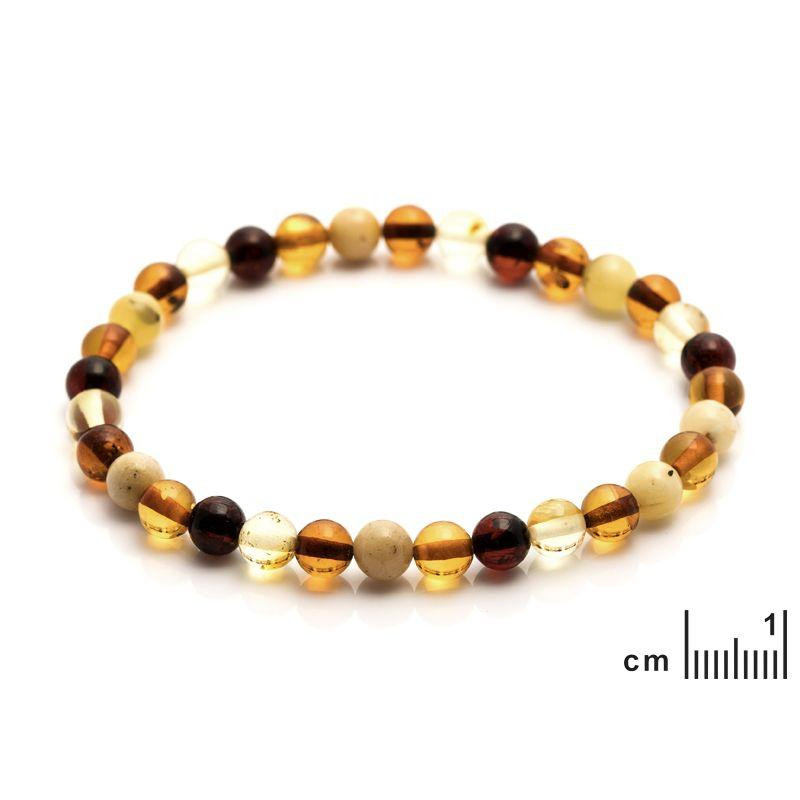 Bracciale di ambra multicolore, per custodire la tua luce interiore — foto 2