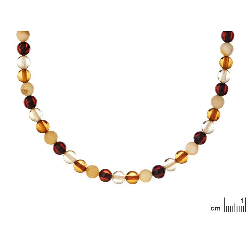 Collana di ambra multicolore per custodire ricordi e sogni, per tenerli sempre con te — foto 2