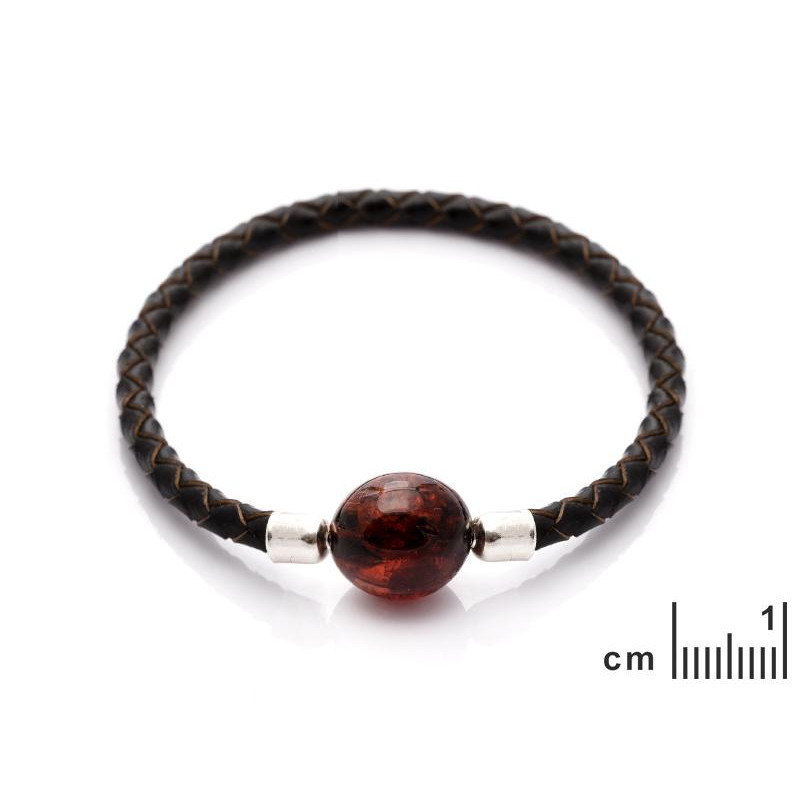 Bracciale ambra cognac, per custodire i ricordi — foto 2