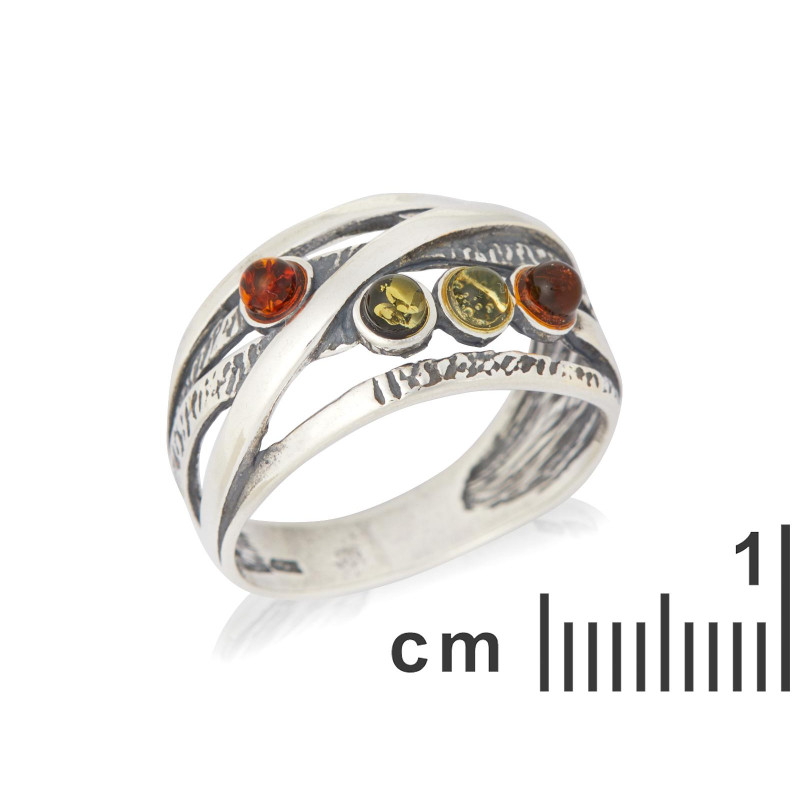 Anello ambra multicolore, per custodire i tuoi ricordi — foto 2