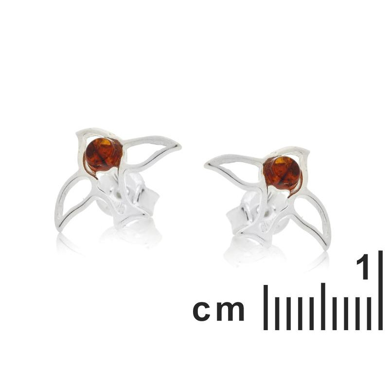 Orecchini rondine ambra, per raccontare storie — foto 2