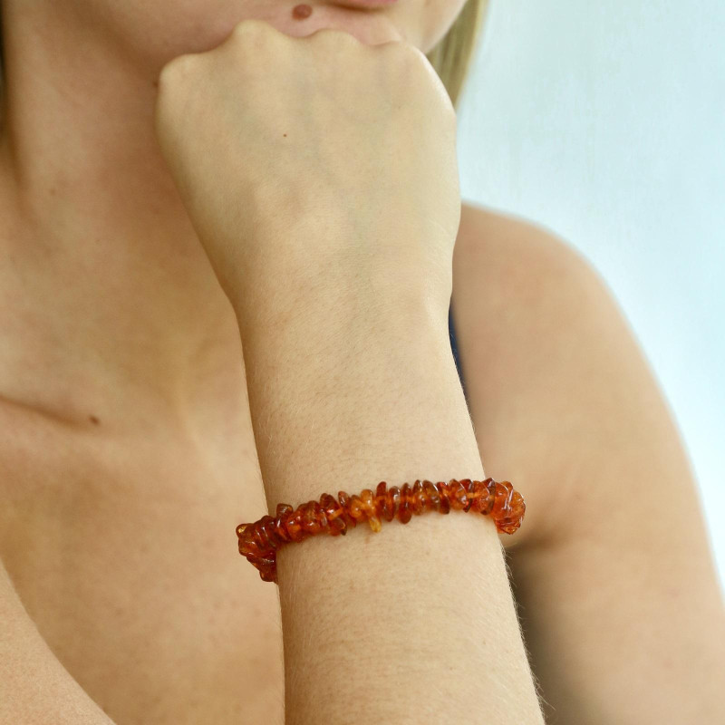 Bracciale ambra cognac, per custodire i ricordi — foto 2
