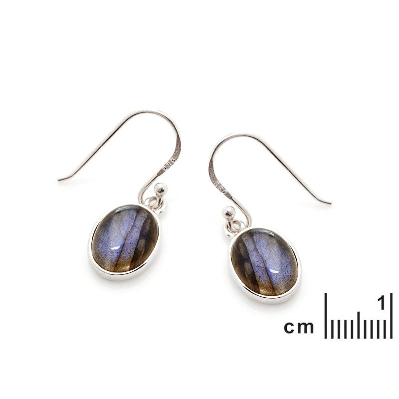 Orecchini labradorite multicolore, per portare con te l'essenza della natura — foto 2