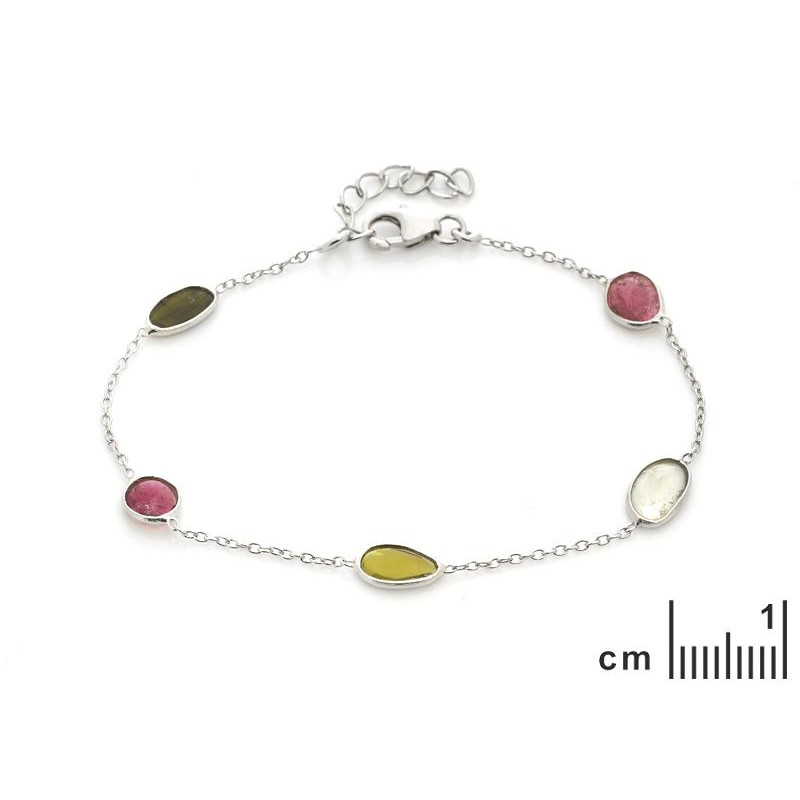 Bracciale tormaline multicolori, per portare la luce del sole — foto 2