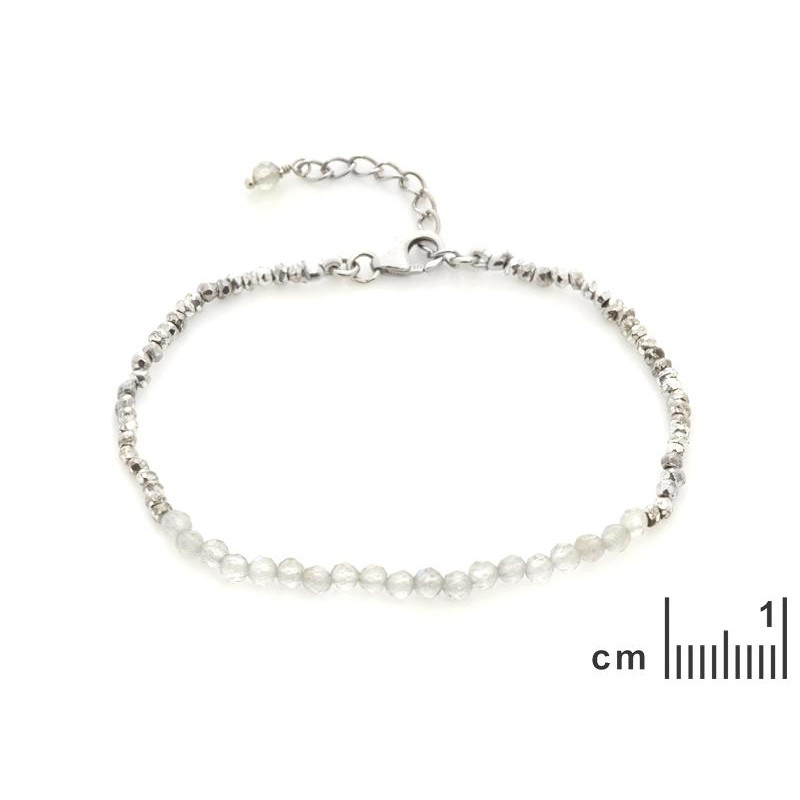 Bracciale labradorite e meteorite, per ricordare i tuoi viaggi — foto 2