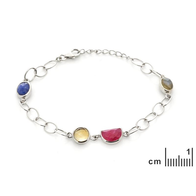 Bracciale multicolori pietre, per raccontare storie — foto 2