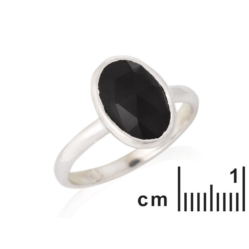 Anello Onice Nera Ovale, Per Sogni Notturni — foto 2