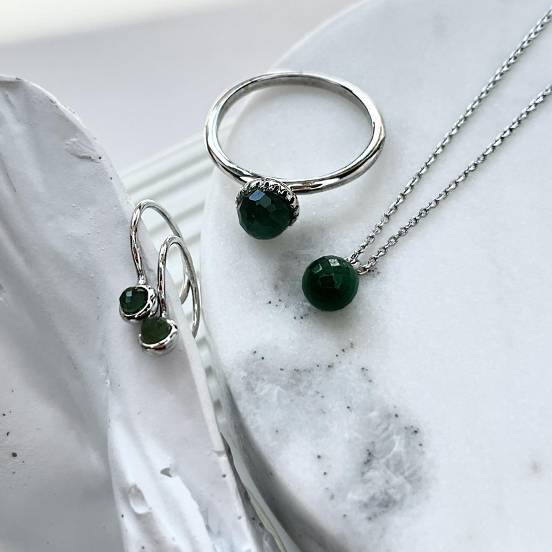 Anello avventurina verde, per raccontare storie naturali — foto 3