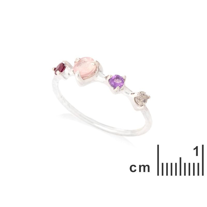 Anello pietre naturali multicolor, per esprimere la tua essenza — foto 2
