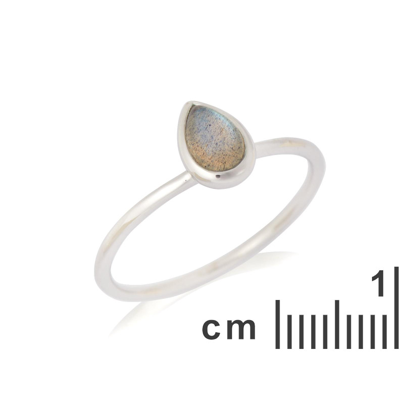 Anello labradorite multicolore, per evocare l'essenza naturale — foto 2