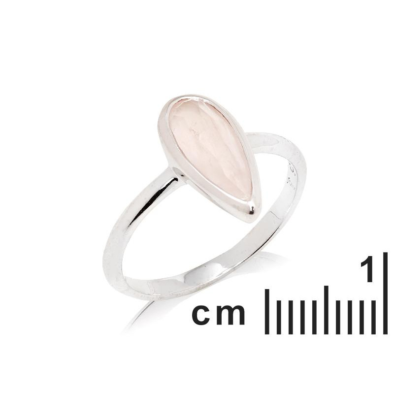 Anello di argento 925 con quarzo rosa per accendere l'amore interiore, per ricordare l'amore che ci unisce — foto 3
