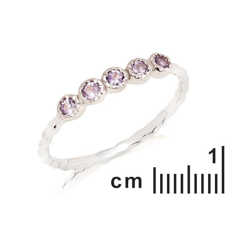Anello ametista viola, per racchiudere il mistero — foto 2